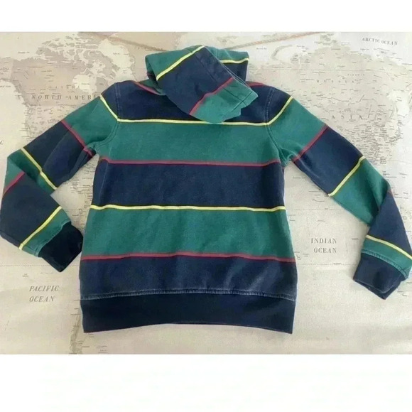 A&F Collegiate Stripe Embroidered Hoodie Size 11/12 - Picture 6 of 6
